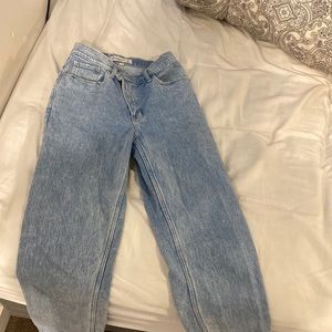 Abercrombie criss cross jeans